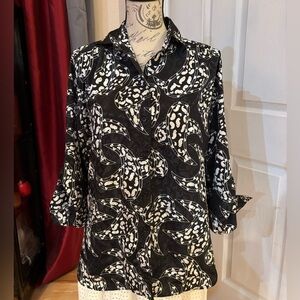 Vintage 1990’s All Hours Paisley Button Down Blouse